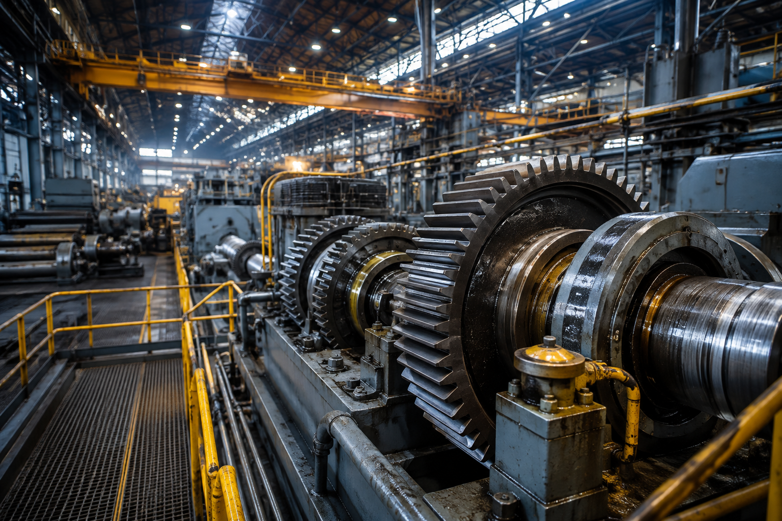 Heavy-duty industrial gears and machinery — Goldtap industrial lubricants