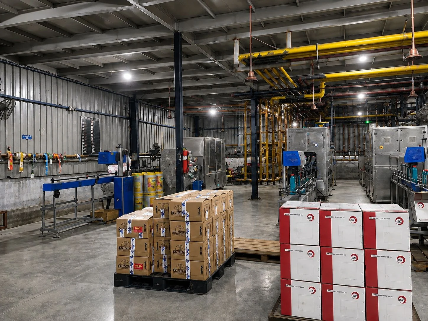 Goldtap lubricant production line and manufacturing operations